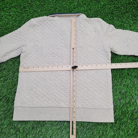 Patagonia Pullover Sweater Small 19x22 Beige Blue - Picture 6 of 16